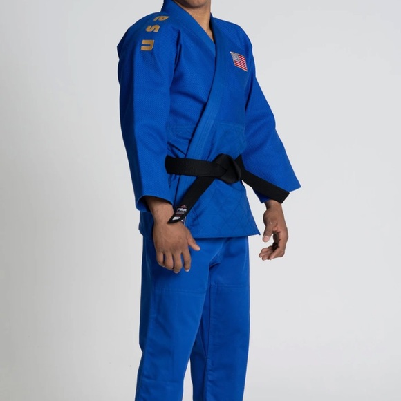 Fuji Euro Comp Judo Gi - USA Judo NWT blue - Picture 3 of 4